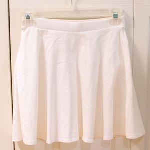 SOLD Forever 21 White Skater Skirt